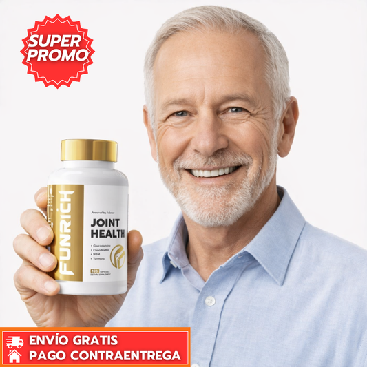 Funrich Joint Health™: Suplemento Articular que Reduce el Dolor y Mejora la Movilidad
