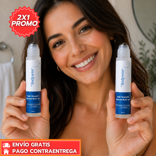 Oferta Especial 2x1 - Bodywise™: Suero capilar que estimula el crecimiento y Fortalece la Raiz.