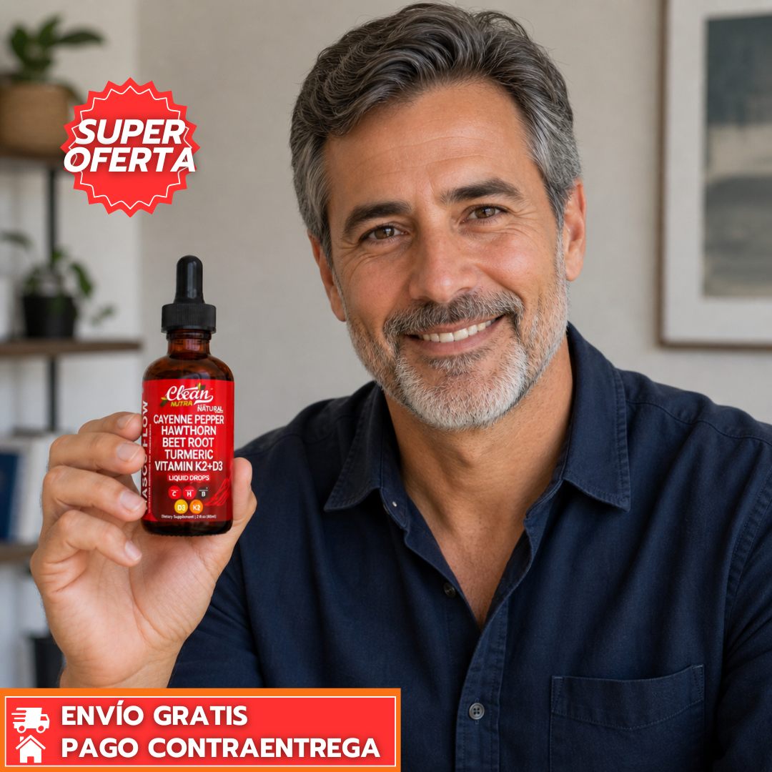 Vascu Glow™: Suplemento Líquido Natural que Favorece la Circulación y Aumenta la Energía Vital