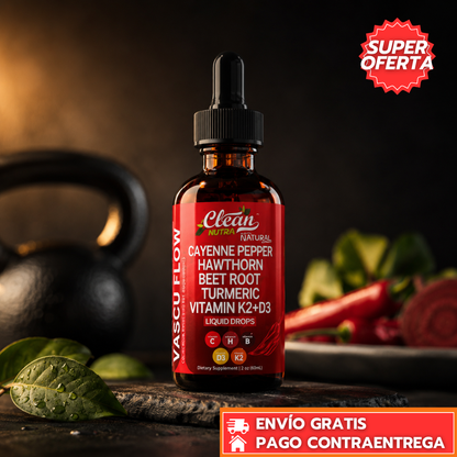 Vascu Glow™: Suplemento Líquido Natural que Favorece la Circulación y Aumenta la Energía Vital
