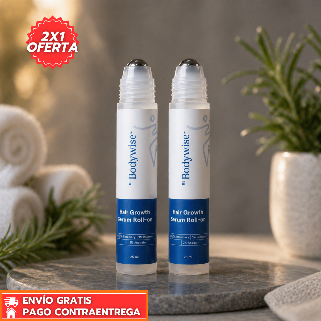 Oferta Especial 2x1 - Bodywise™: Suero capilar que estimula el crecimiento y Fortalece la Raiz.
